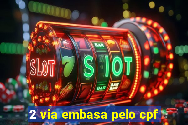 2 via embasa pelo cpf