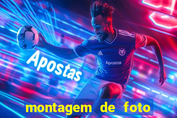 montagem de foto com simbolo do flamengo