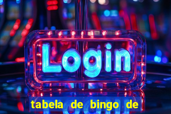 tabela de bingo de 1 a 100