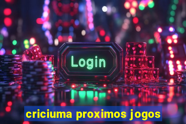 criciuma proximos jogos